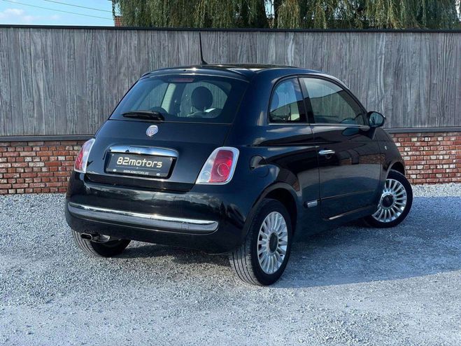 Fiat 500 / 1.2i / pano / bluetooth / airco / euro Noir de 2012