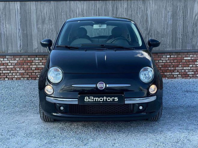 Fiat 500 / 1.2i / pano / bluetooth / airco / euro Noir de 2012