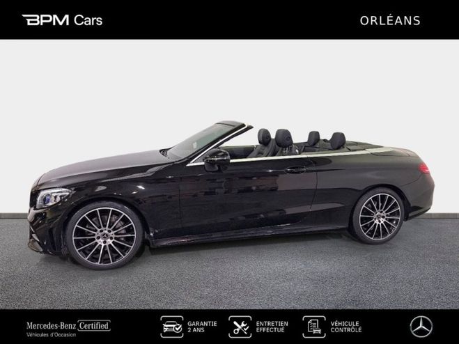 Mercedes Classe C Cabriolet 220 d 194ch AMG Line 9G-Tronic Zp Noir Obsidienne de 2019