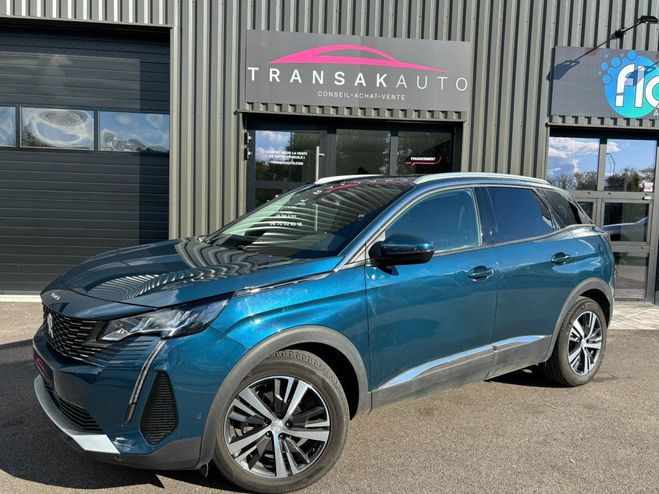 Peugeot 3008 130ch allure pack avec carplay gps camer BLEU de 2021