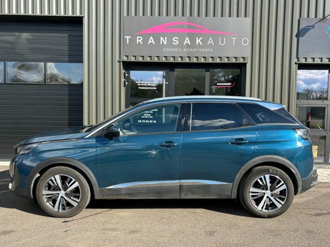 Peugeot 3008 130ch allure pack avec carplay gps camer BLEU de 2021