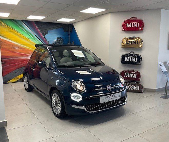 Fiat 500 C 1.0 70CH HYBRIDE BSG S&S DOLCEVITA Bleu de 2021