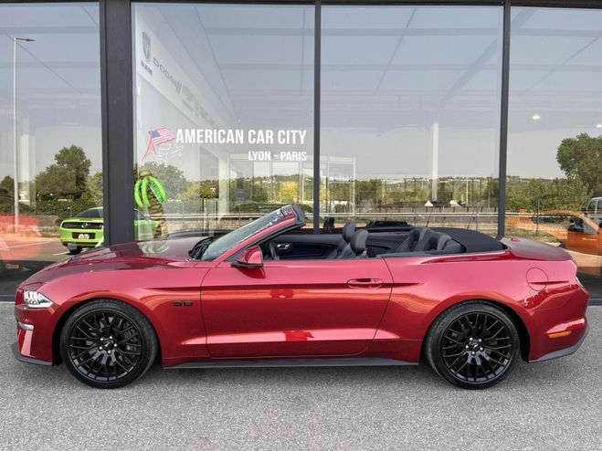 Ford Mustang GT CABRIOLET V8 5.0L BVA10 - Pas de Malu Rouge de 2019