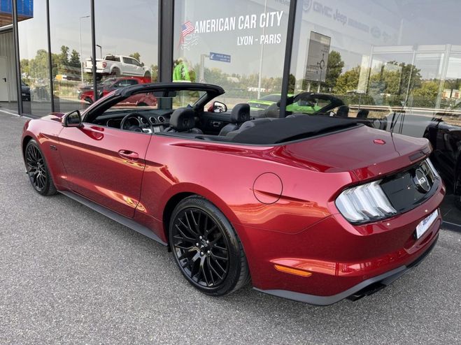 Ford Mustang GT CABRIOLET V8 5.0L BVA10 - Pas de Malu Rouge de 2019
