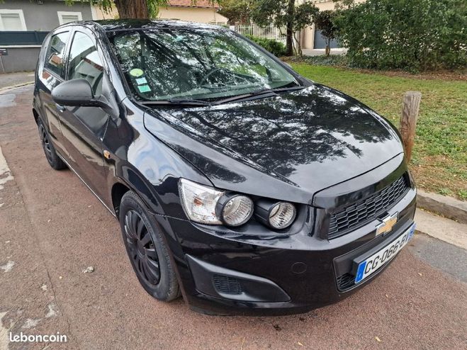 Chevrolet Aveo 1.3 vcdi 75ch start-stop lt Noir de 2012