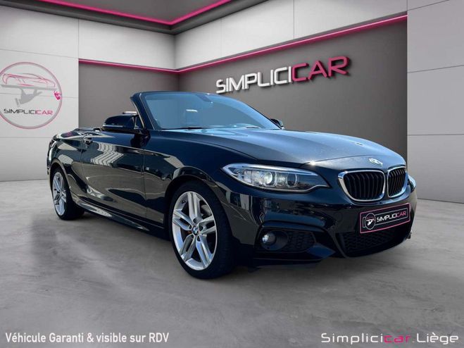 BMW Serie 2 220 Cabriolet d Noir de 