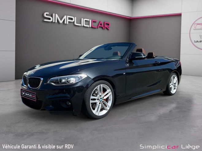 BMW Serie 2 220 Cabriolet d Noir de 