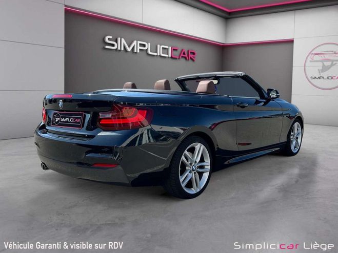 BMW Serie 2 220 Cabriolet d Noir de 