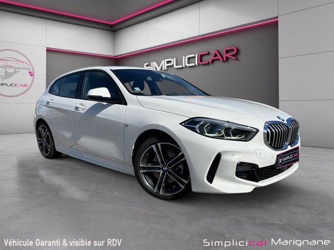 BMW Serie 1 SERIE F40 118d 150 ch BVA8 M Sport SUIVI Blanc de 2021