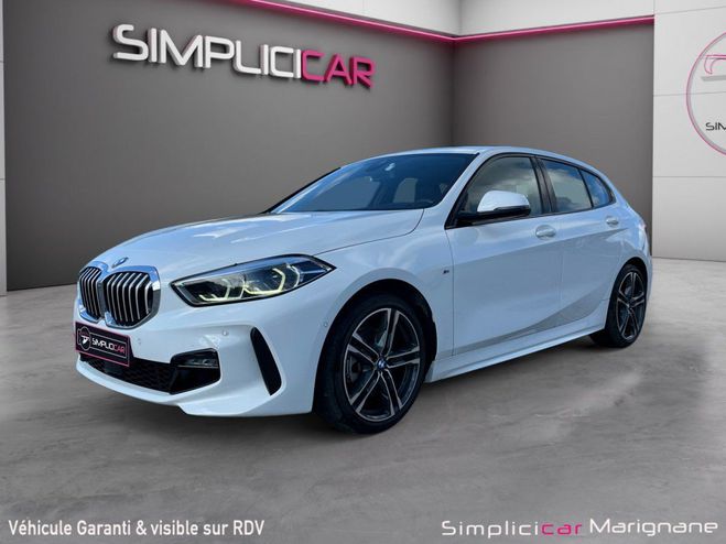 BMW Serie 1 F40 118d 150 ch BVA8 M Sport SUIVI BMW/  Blanc de 2021