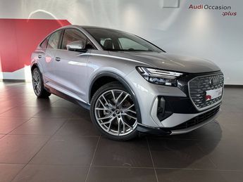 Voir détails -Audi Q4 E-Tron SPORTBACK 40 204 ch 82 kWh S line à Saint-Ouen (93)