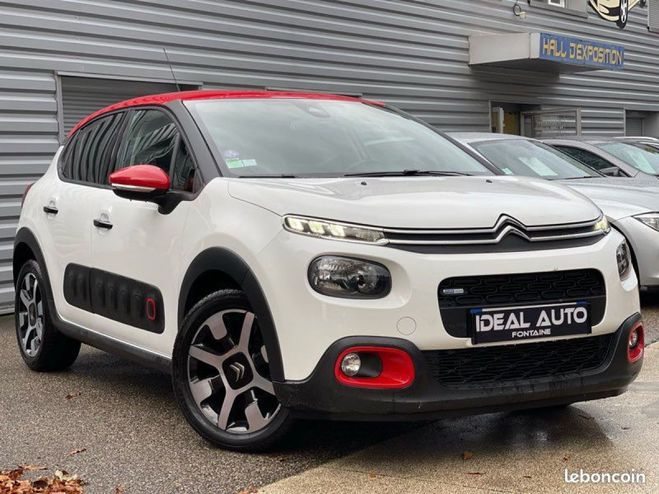 Citroen C3 Citron 1.2 110ch Shine 17.800 Kms 1ere  Blanc de 2017