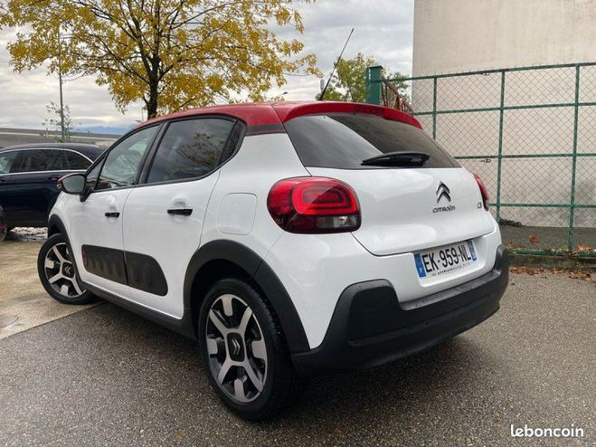 Citroen C3 Citron 1.2 110ch Shine 17.800 Kms 1ere  Blanc de 2017