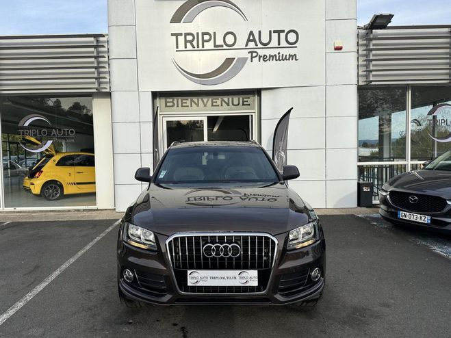 Audi Q5 Quattro 3.0 V6 - 258 - BV S-tronic S-Lin MARRON FONCE de 2014