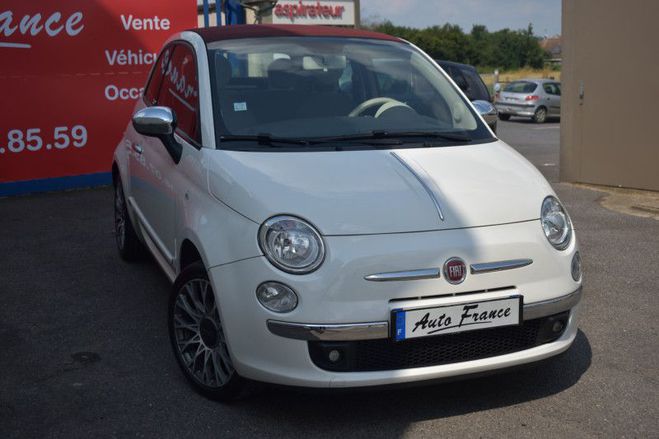 Fiat 500 1.2 8V 69CH LOUNGE BLANC de 2013