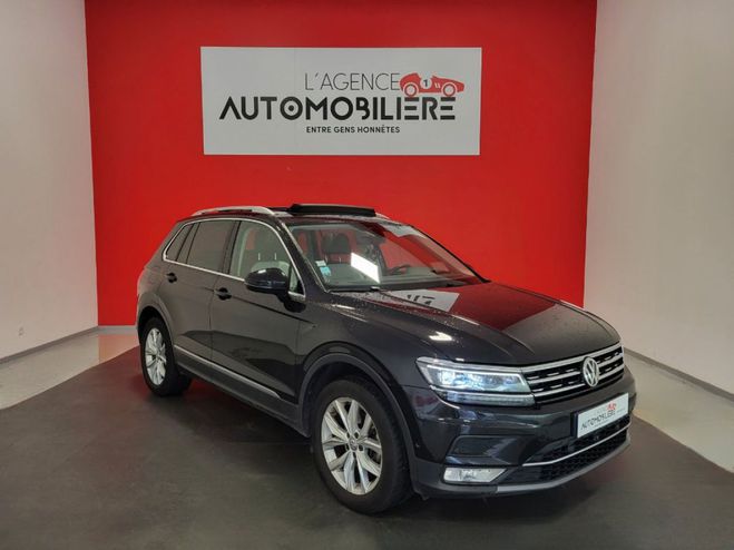 Volkswagen Tiguan 2.0 TDI 150 4MOTION CARAT DSG7 + TOIT OU Noir de 2016