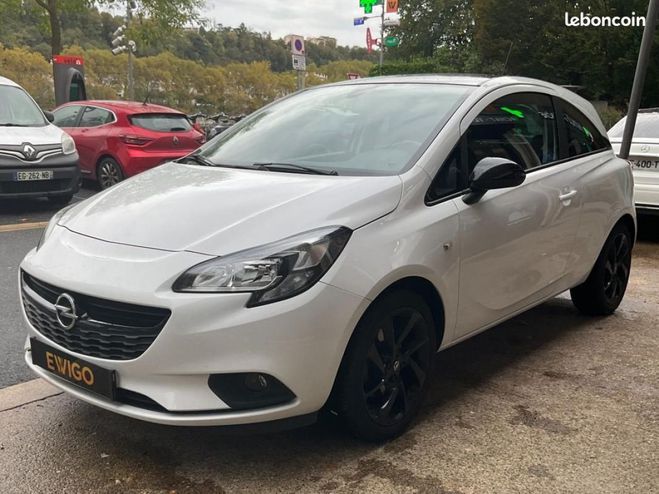 Opel Corsa V 1.4 TURBO 100CH BLACK EDITION START-ST Blanc de 2018