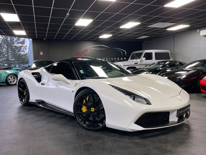 Ferrari 488 GTB - Origine France POZZI - Si�ges Raci Blanc Avus M�tallis� de 2016