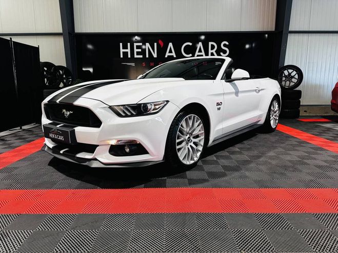 Ford Mustang (6) Convertible V8 BVA6 GT Blanc de 2016