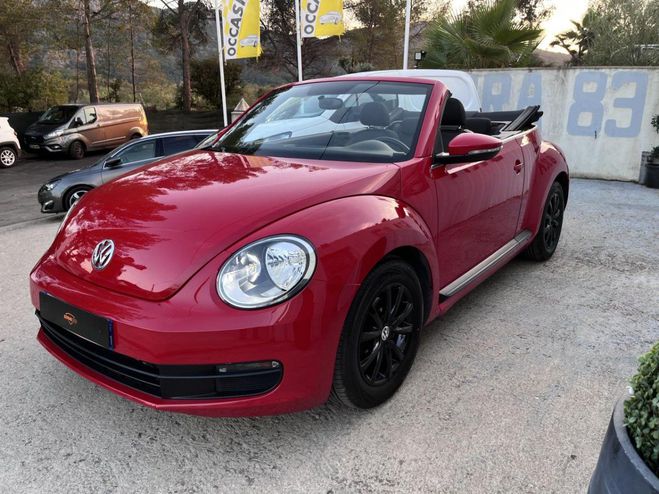 Volkswagen Coccinelle NOUVELLE Cabriolet 1.6 TDI FAP - 105 201 Rouge de 2013