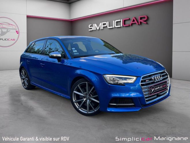 Audi S3 SPORTBACK 2.0 TFSI 310 S tronic 7 Quattr Bleu de 2017