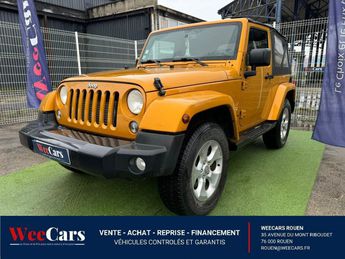  Voir détails -Jeep Wrangler 2.8 CRD 200 SAHARA AWD BVA à Rouen (76)