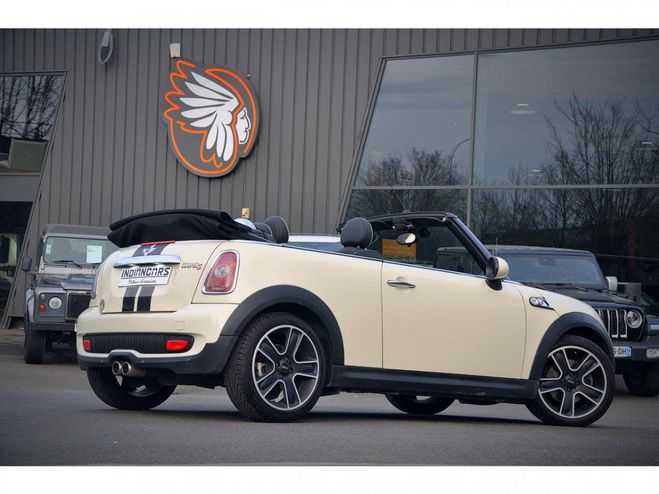 Mini Cabrio Cabriolet 1.6i - 175 R57 Cooper S PHASE  Blanc Nacr de 2010