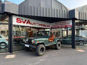  Voir détails -Jeep Wrangler YJ Sahara 4.0L Injection à Pzenas (34)