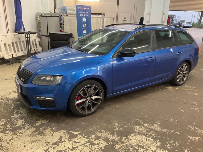 Skoda Octavia RS 2.0 TDI 184 CV / BREAK / DSG 6 / GARA Bleu Mtallis de 2015