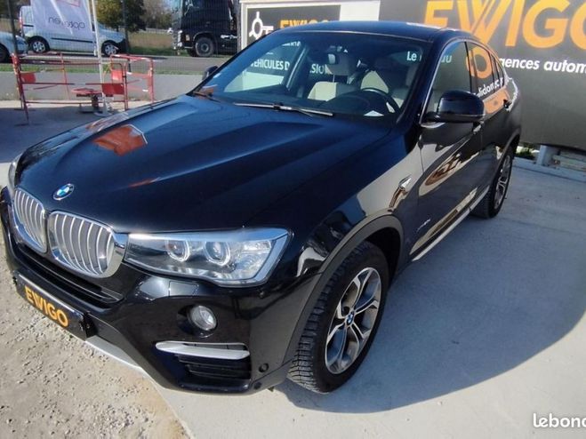 BMW X4 2.0 d 190 x-line xdrive bva+attelage Noir de 2016