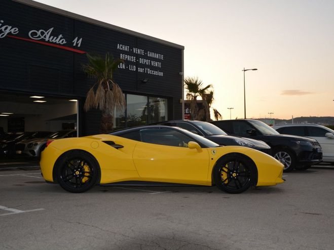 Ferrari 488 GTB 3.9 V8 670 CV FULL CARBON Giallo Mod Jaune de 2016