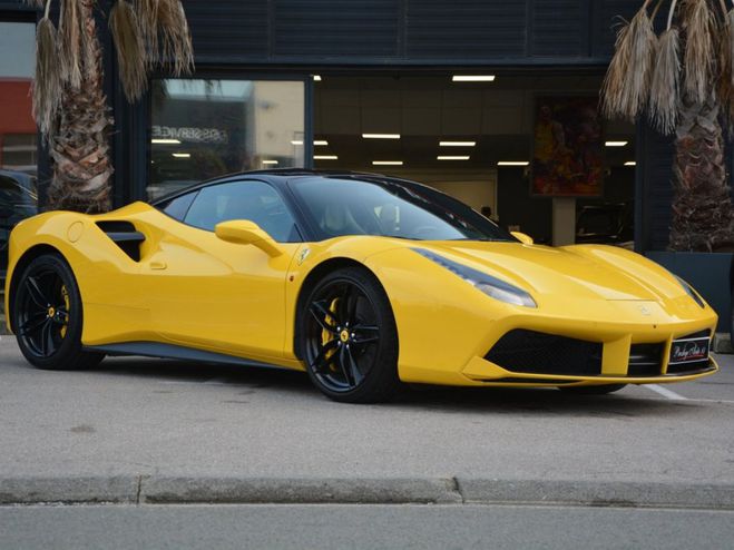 Ferrari 488 GTB 3.9 V8 670 CV FULL CARBON Giallo Mod Jaune de 2016
