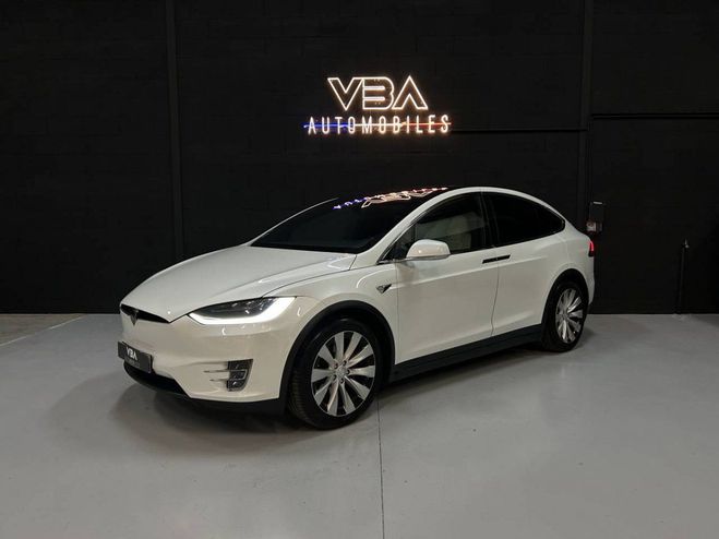 Tesla Model X Performance Ludicrous AWD P100D TVA Blanc de 2019