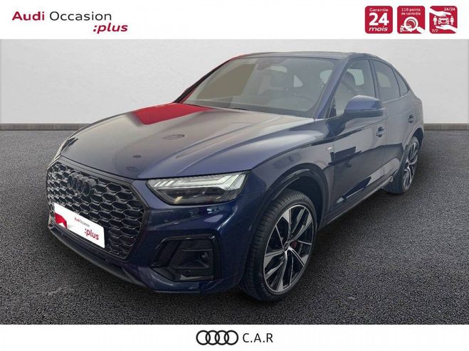 Audi Q5 Sportback 55 TFSIe 367 S tronic 7 Quattr Bleu de 2024