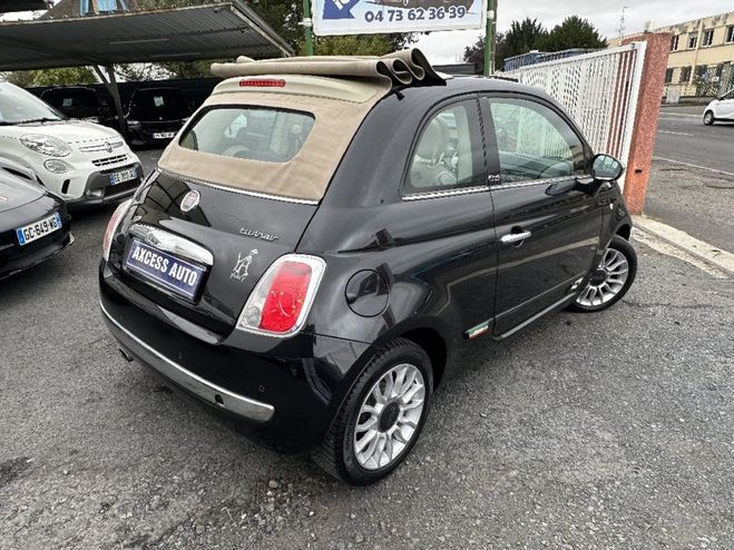 Fiat 500 C 0.9 8V 85 ch TwinAir SetS Rock Noir de 2012