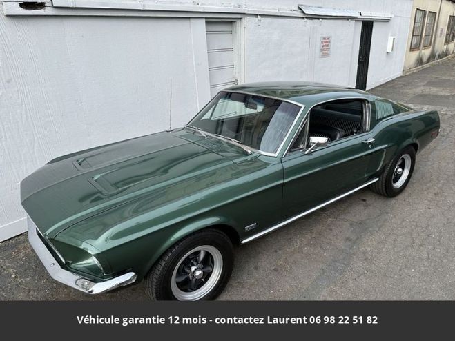 Ford Mustang bullitt factory highland green gt 390 s  Vert de 1968