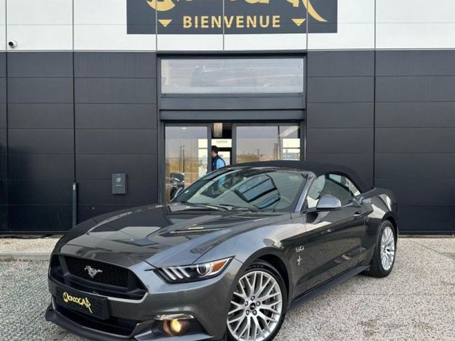 Ford Mustang CONVERTIBLE 5.0 V8 421 GT Gris F de 2016