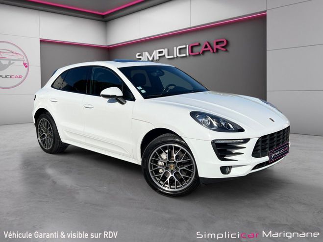 Porsche Macan Diesel 3.0 V6 258 ch S PDK SUIVI COMPLET Blanc de 2014