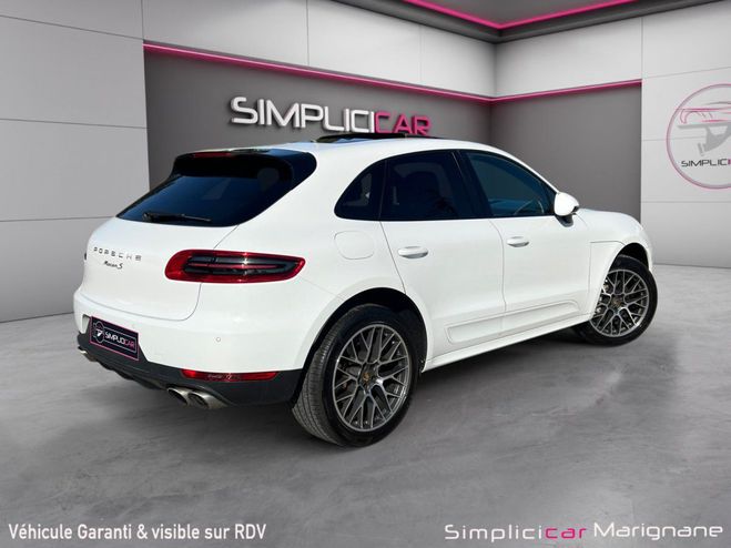 Porsche Macan Diesel 3.0 V6 258 ch S PDK SUIVI COMPLET Blanc de 2014