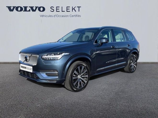 Volvo XC90 T8 AWD 303 + 87ch Inscription Luxe Geart Bleu Denim Mtallis de 2020