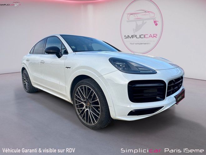 Porsche Cayenne COUPE E-Hybrid 3.0 V6 462 ch Tiptronic B Blanc de 2023