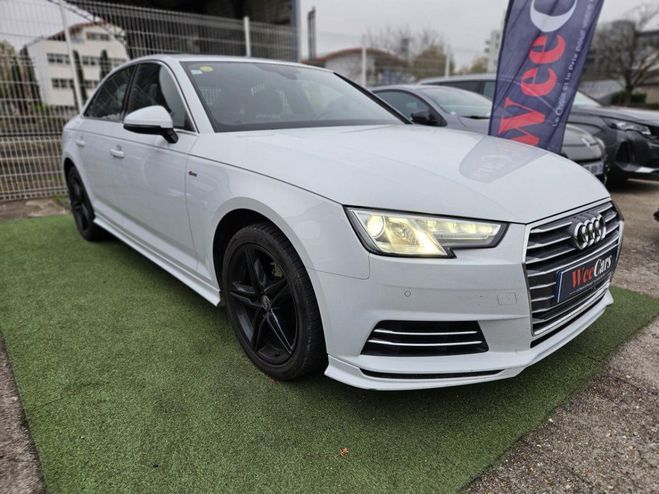 Audi A4 2.0 TDI 150 S-LINE S-TRONIC BVA BLANC de 2016