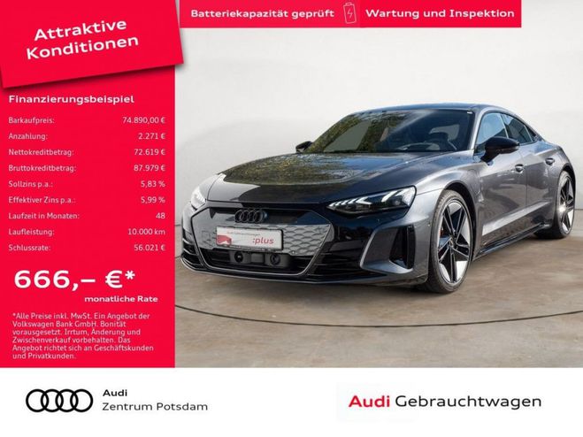 Audi e-tron GT RS e tron HUD SITZBEL%C3%9C MASSAGE PANO Gris Peinture Mtallise de 