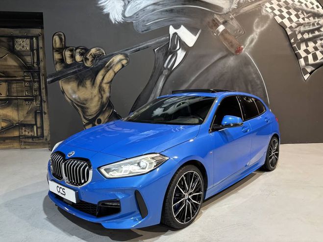 BMW Serie 1 118D AUTO M Sport Toit Ouvrant Tte Haut Bleu de 2019