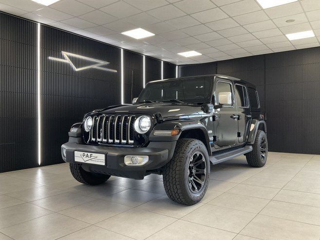 Jeep Wrangler UNLIMITED 2.0 T 380CH 4XE OVERLAND COMMA Noir de 2023