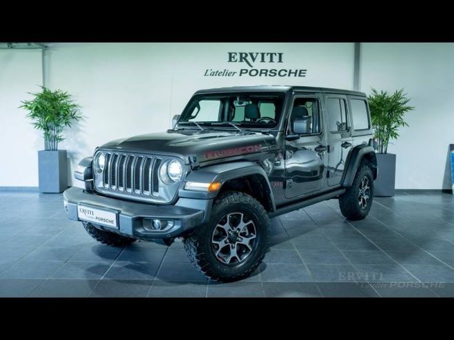 Jeep Wrangler Unlimited 2.2 MultiJet 200ch Rubicon Roc Granite Crystal Mtallise de 2019