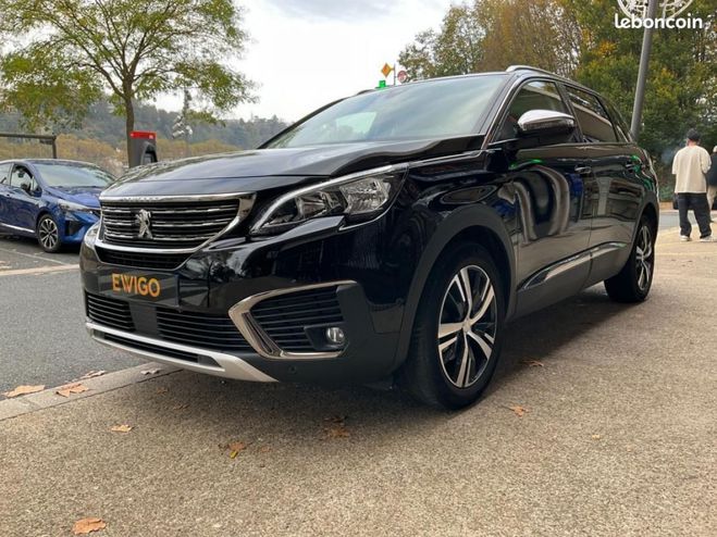 Peugeot 5008 II 1.2 130 CH E6.3 ALLURE S&S EAT8 Noir de 2019