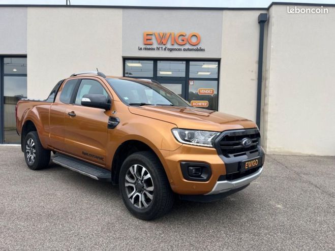 Ford Ranger SUPER CABINE 2.0 TDCI 215CH WILDTRACK 4X Orange de 2021