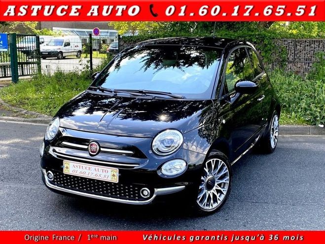 Fiat 500 1.2 8V 69CH ECO PACK STAR 109G Noir de 2019