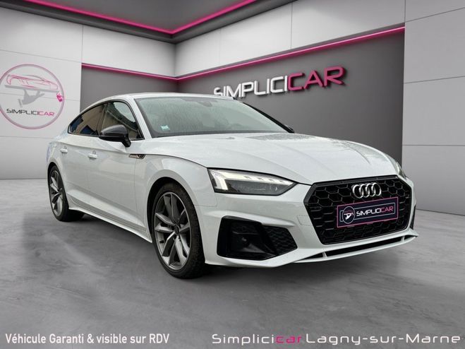 Audi A5 Sportback 40 TFSI 204 ch S tronic 7 S Ed Blanc de 2023